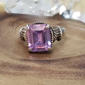 Vintage Amethyst 925 Ring